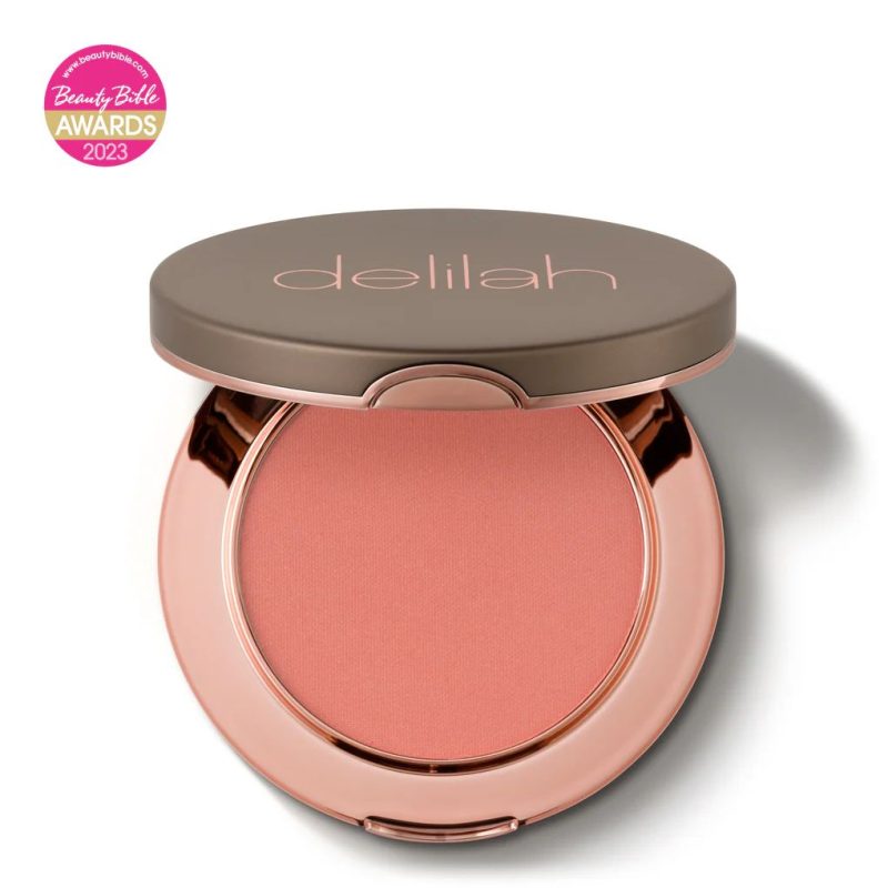 Silky Powder Blush Compact - Vegan & Cruelty-Free Makeup for Cheeks - Clementine