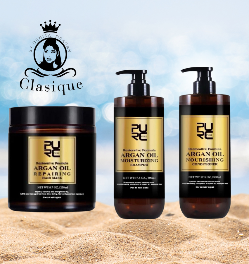 Pachet Șampon Hidratant / Balsam Nutritiv / Ser de par / Masca de par