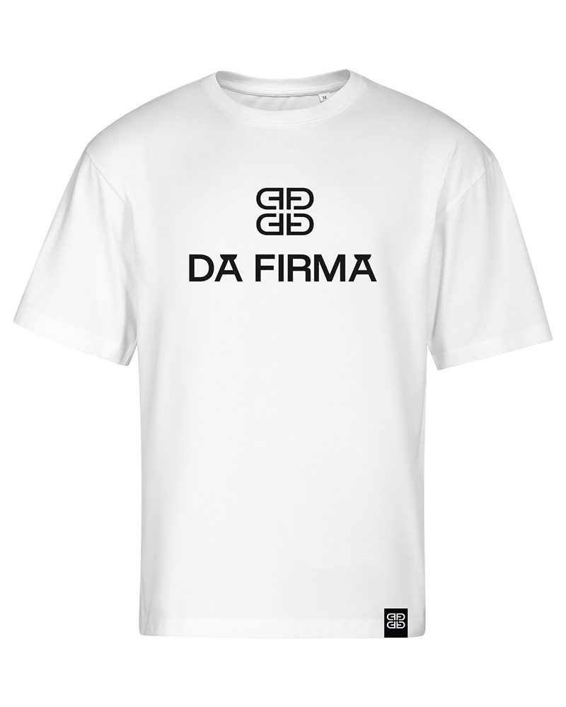 Tricou Oversize Alb M1 - DA FIRMA