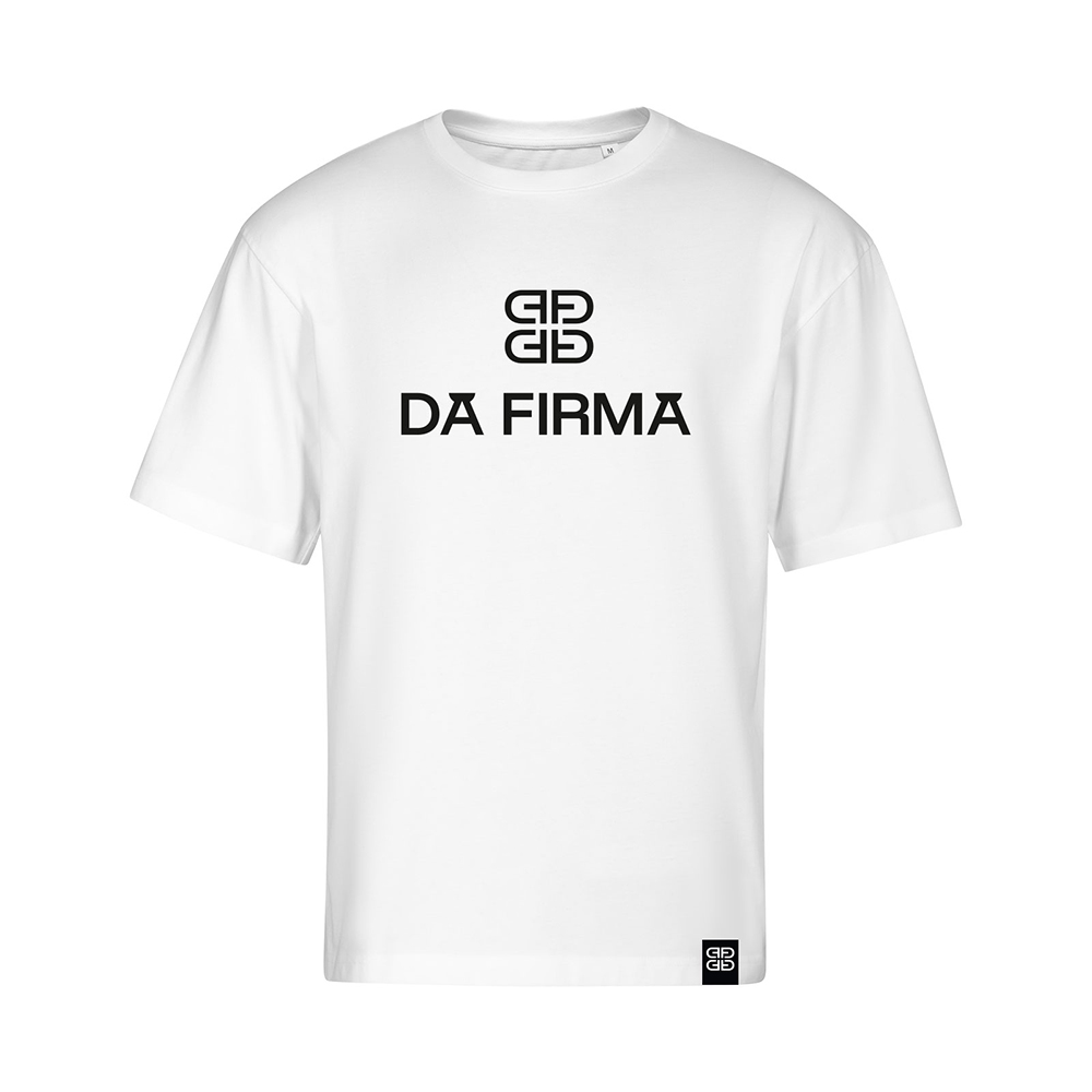 Tricou Oversize Alb M1 - DA FIRMA