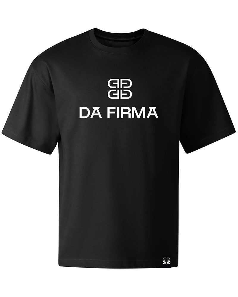 Tricou Oversize Negru M1 - DA FIRMA