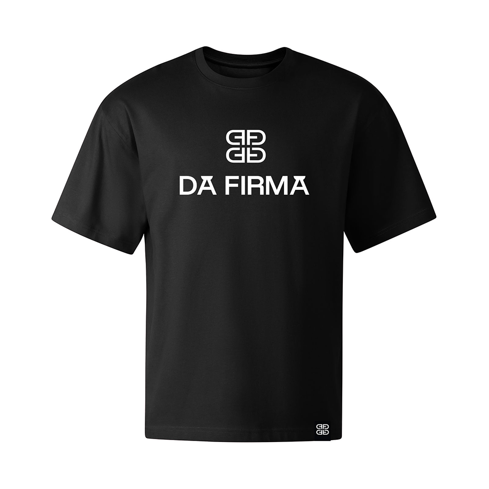 Tricou Oversize Negru M1 - DA FIRMA
