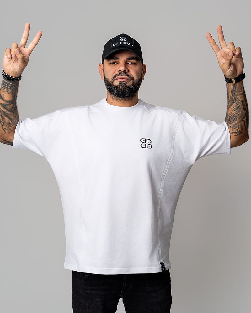 Tricou Oversize Special Alb M8 - DA FIRMA