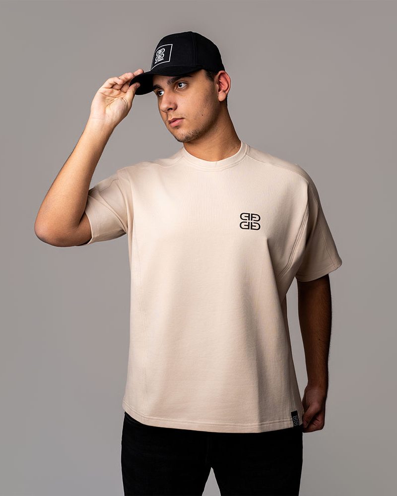 Tricou Oversize Special Crem M8 - DA FIRMA
