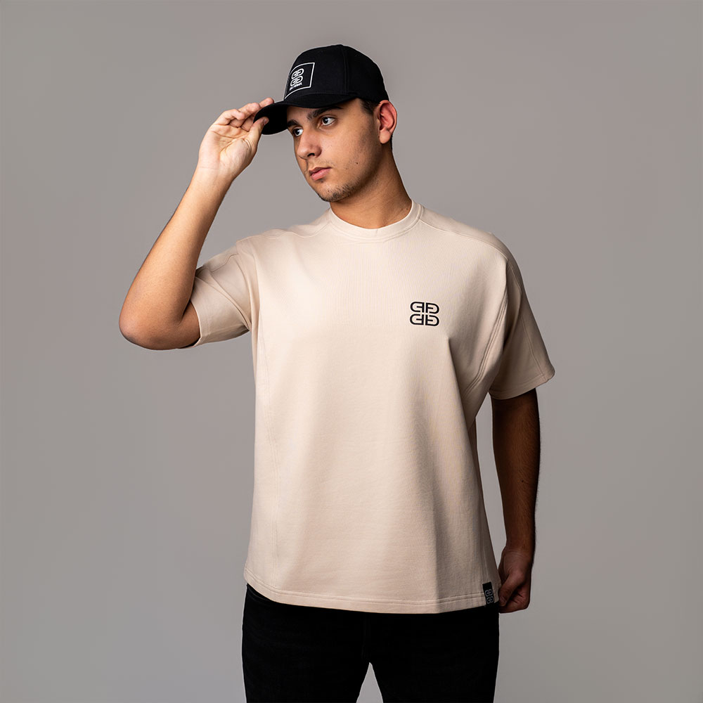 Tricou Oversize Special Crem M8 - DA FIRMA