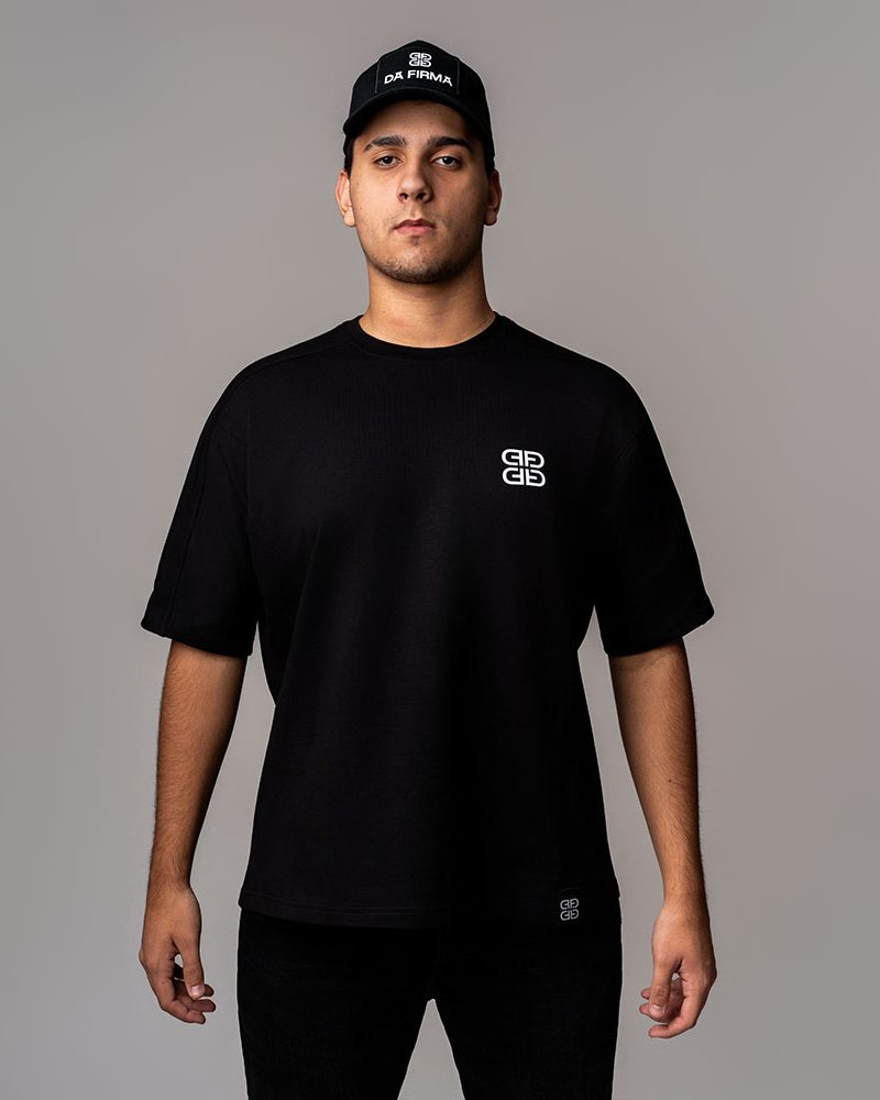 Tricou Oversize Special Negru M8 - DA FIRMA