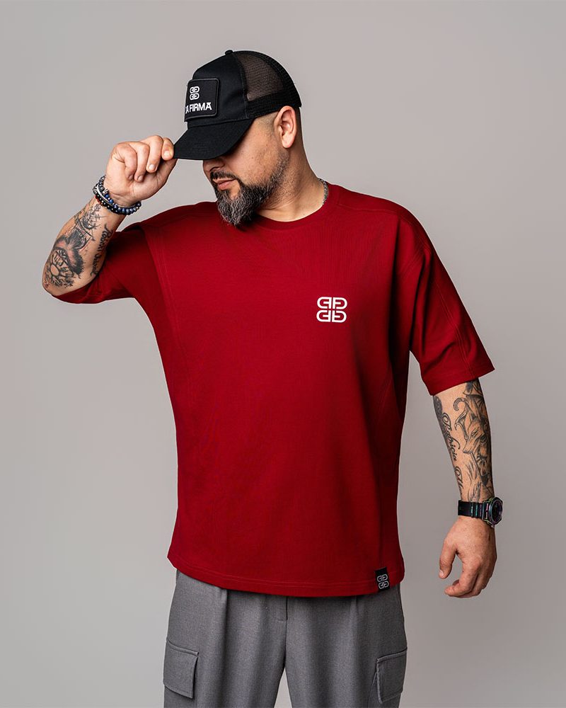 Tricou Oversize Special Visiniu M8 - DA FIRMA